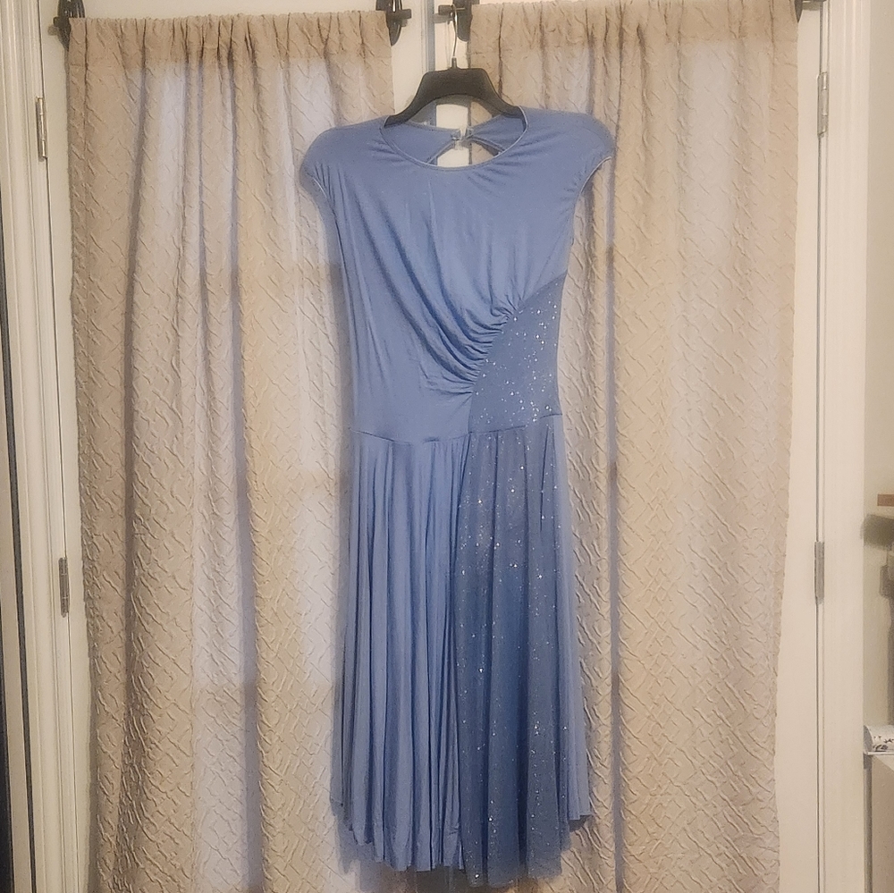 Women's Medium Blue Revolution dance costume